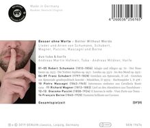 Andreas Martin Hofmeir - Werke für Tuba &amp; Harfe ("Besser ohne Worte - Better without Words"), CD