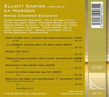 Elliott Carter (1908-2012): Kammermusik "La Musique", CD
