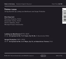 Eliot Quartett - Theme russe, CD