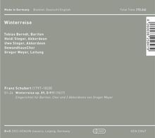 Franz Schubert (1797-1828): Winterreise D.911 (für Bariton, Chor &amp; 2 Akkordeons), CD