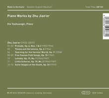 Jian'er Zhu (1922-2017): Klavierwerke, CD