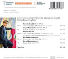 Philipp Schupelius, Cello, CD