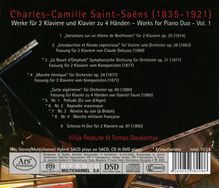 Camille Saint-Saens (1835-1921): Klavierwerke für Klavierduo Vol.1, CD