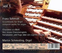 Franz Schmidt (1874-1939): Orgelwerke Vol.1, Super Audio CD