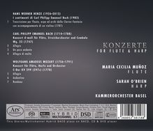 Maria Cecilia Munoz - Konzert für Flöte &amp; Harfe, Super Audio CD