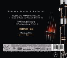 Francois Devienne (1759-1803): Fagottquartette op.73 Nr.1-3, Super Audio CD