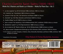 Camille Saint-Saens (1835-1921): Klavierwerke für Klavierduo Vol.3, Super Audio CD