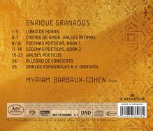 Enrique Granados (1867-1916): Klavierwerke, Super Audio CD