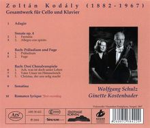 Zoltan Kodaly (1882-1967): Gesamtwerk für Cello &amp; Klavier, CD