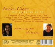 Frederic Chopin (1810-1849): 19 Lieder op.74, CD