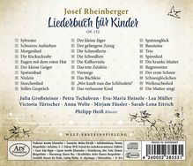 Josef Rheinberger (1839-1901): Liederbuch für Kinder op.152, CD