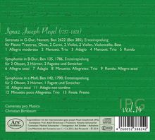 Ignaz Pleyel (1757-1831): Symphonien c-moll &amp; B-Dur (B.142 &amp; B.135), CD