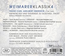 Weimarer Klassik - Franz Carl Adelbert Eberwein, CD