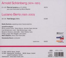 Arnold Schönberg (1874-1951): Pierrot Lunaire op.21, CD