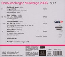 Donaueschinger Musiktage 2006 Vol.1, Super Audio CD