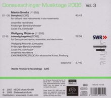 Donaueschinger Musiktage 2006 Vol.3, Super Audio CD
