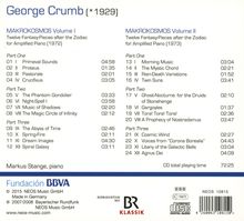 George Crumb (1929-2022): Makrokosmos I &amp; II, CD