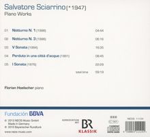 Salvatore Sciarrino (geb. 1947): Klavierwerke, CD