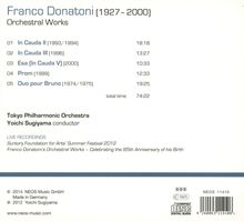 Franco Donatoni (1927-2000): Orchesterwerke, CD