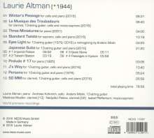 Laurie Altman (geb. 1944): Kammermusik "Quiet Stone", CD