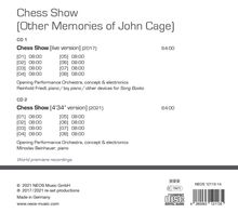 John Cage (1912-1992): Chess Show (Other Memories of John Cage), 2 CDs