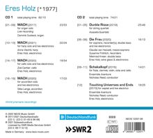 Eres Holz (geb. 1977): Kammermusik "Touching Universes", 2 CDs