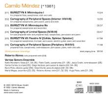 Camilo Mendez (geb. 1981): Werke - "Peripheral Spaces", CD