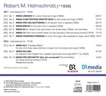 Robert M. Helmschrott (geb. 1938): Missa Salamu, 2 CDs