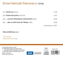 Ernst Helmuth Flammer (geb. 1949): Orgelwerke, CD