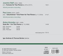 Igor Andreev &amp; Thomas Gerber - Works for two Pianos, CD