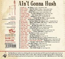 Ain't Gonna Hush, CD