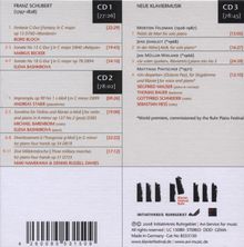 Edition Klavier-Festival Ruhr Vol.20 - Franz Schubert &amp; Neue Klaviermusik, 3 CDs