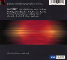 Christian Rieger - Partimenti (Improvisations on basso continuo), CD