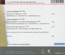Spannungen Chamber Music Festival 2012 - Clara Schumann / Franz Schubert, CD