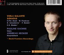 Pauline Sachse - Viola Galante, CD