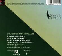 Wolfgang Amadeus Mozart (1756-1791): Streichquartette Nr.1,17,20, CD