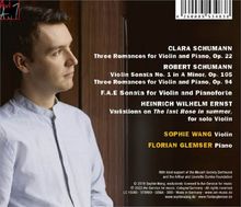 Sophie Wang - Clara &amp; Robert Schumann, CD