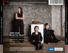 John Cage (1912-1992): Music for Three, CD