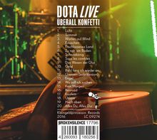 Dota: Überall Konfetti - Live, CD