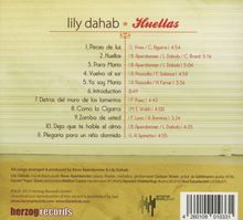Lily Dahab: Huellas, CD