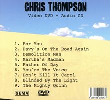 Chris Thompson: Live At Rock Of Ages, 1 CD und 1 DVD