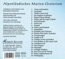 Hans Berger: Alpenländisches Marien-Oratorium, CD