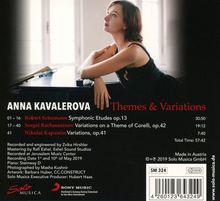 Anna Kavalerova - Themes and Variations, CD