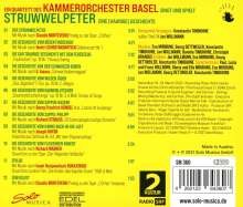 Ein Quartett des Kammerorchester Basel singt und spielt Struwwelpeter (Normalversion im Jewel Case), CD