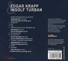 Ingolf Turban &amp; Edgar Krapp - Werke von Marteau, Wolfrum, Reger, Höller, CD