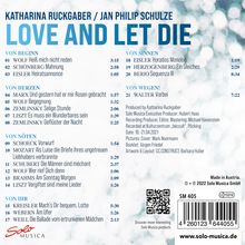 Katharina Ruckgaber - Love And Let Die, CD