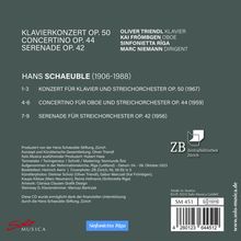 Hans Schaeuble (1906-1988): Klavierkonzert op.50, CD
