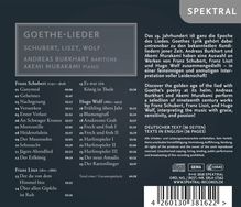 Andreas Burkhart - Goethe-Lieder, CD