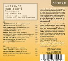 Cantus Et Musica Freiburg - Alle Lande, Jubelt Gott, 2 CDs