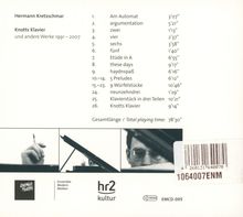 Ensemble Modern Portrait: Hermann Kretzschmar, CD